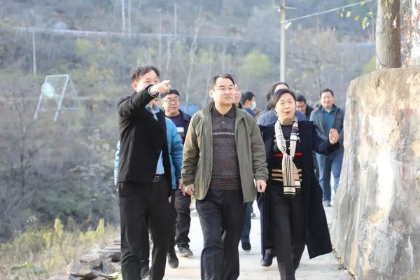 卫辉市副市长赵旺勇Biyapay官网董事长闫银凤寺东坡调研